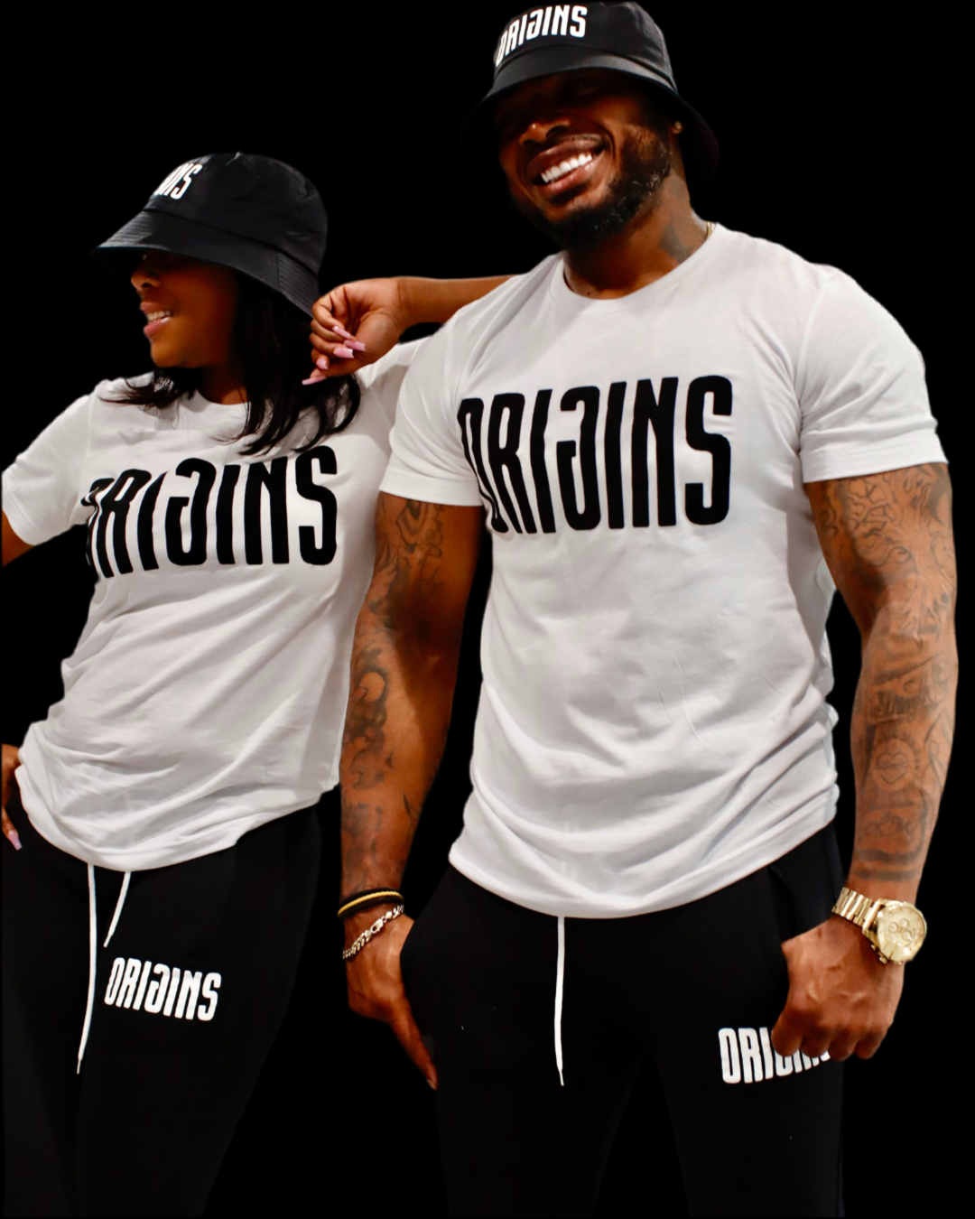 Origins Stacked Joggers Set Black – Ybe Apparel Chicago