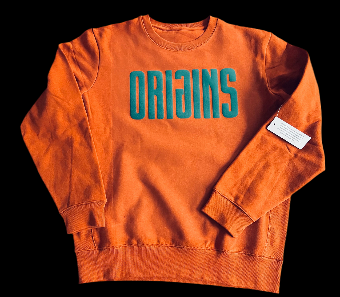 Burnt orange origins crew neck 400gsm