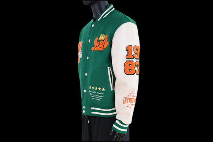 YBE Varsity Jacket - Green