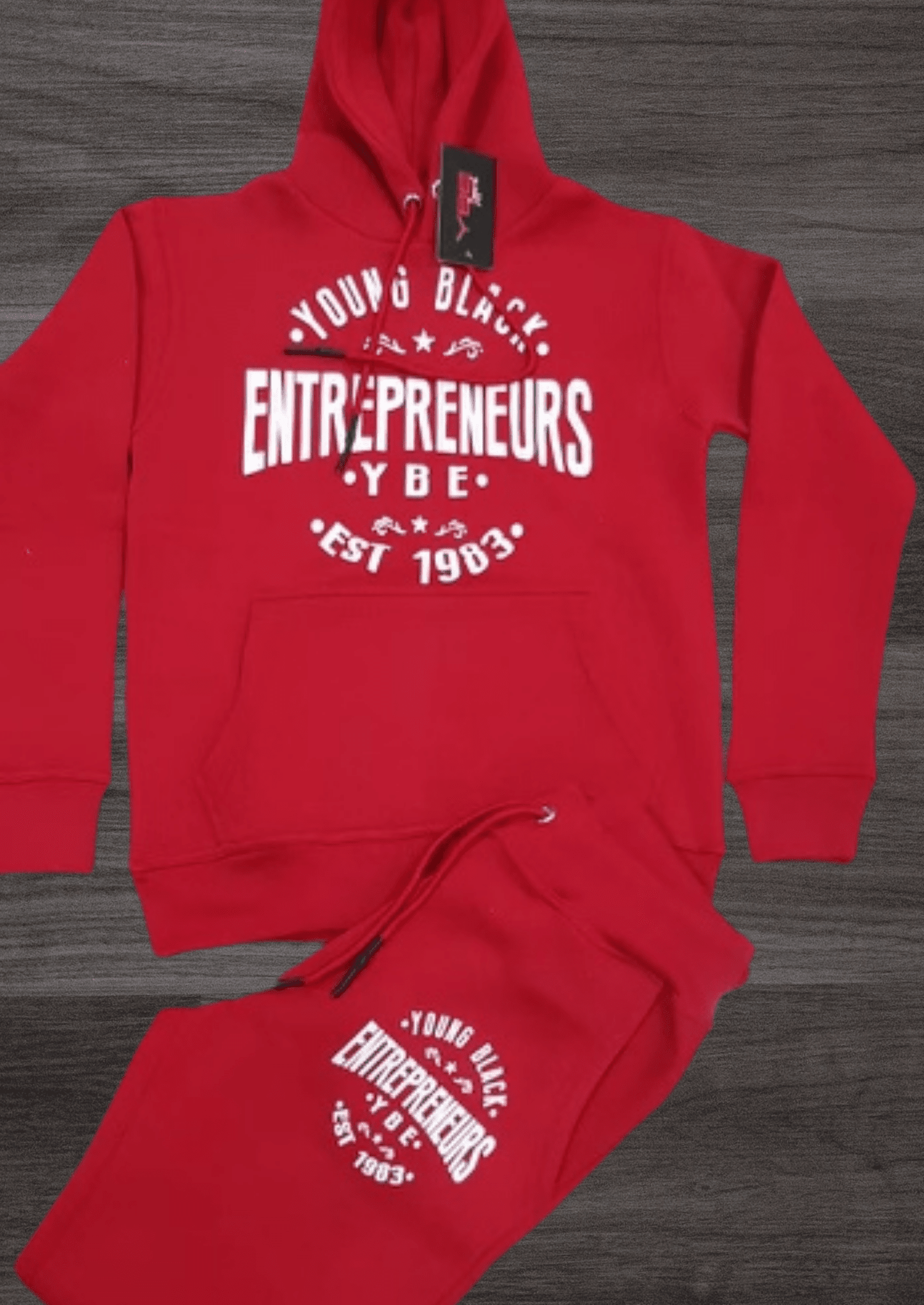 Red | Jogger Suit Clothing Ybeapparelchicago.com 